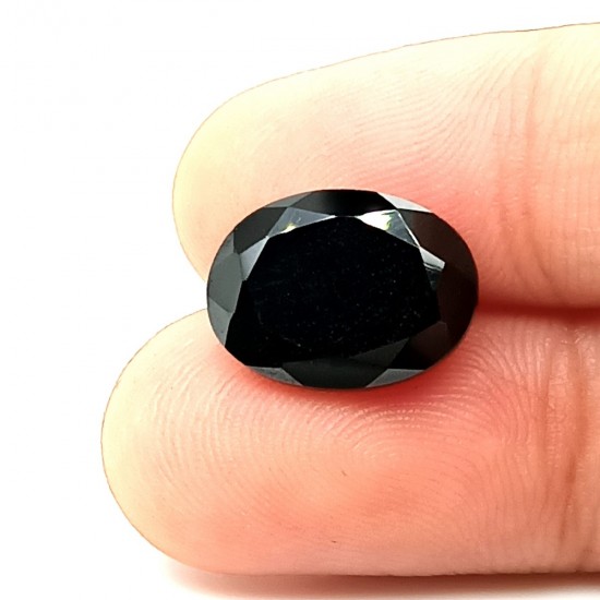 Black Spinel 7.38 Ct Certified