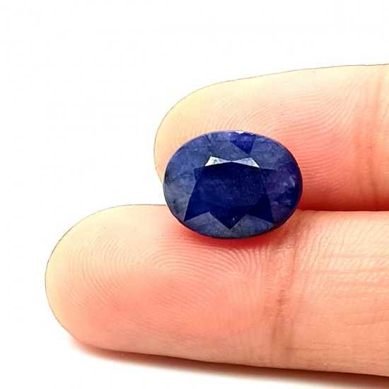 Blue Sapphire 8.81 Ct Certified