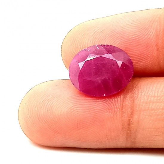 African Ruby (Manik) 7.09 Ct Lab Tested