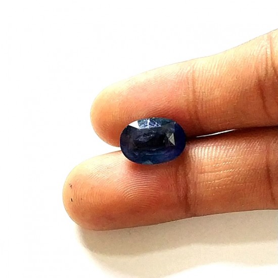 Blue Sapphire (Neelam) 6.97 Ct Certified