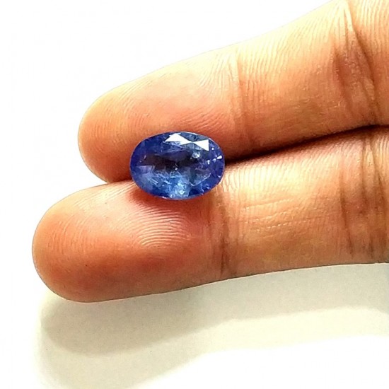 Blue Sapphire (Neelam) 5.21 Ct Certified 