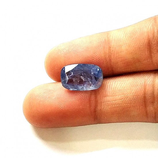 Blue Sapphire (Neelam) 6.84 Ct Lab Tested