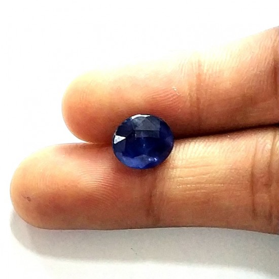 Blue Sapphire (Neelam) 5.11 Ct Certified Blue Sapphire (Neelam) 5.11 Ct Certified