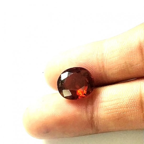 Hessonite (Gomed) 6.44 Ct Certified Hessonite (Gomed) 6.44 Ct Certified