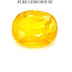 Yellow Sapphire (Pukhraj) 4.70 Ct Certified