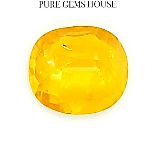 Yellow Sapphire (Pukhraj) 4.70 Ct Certified