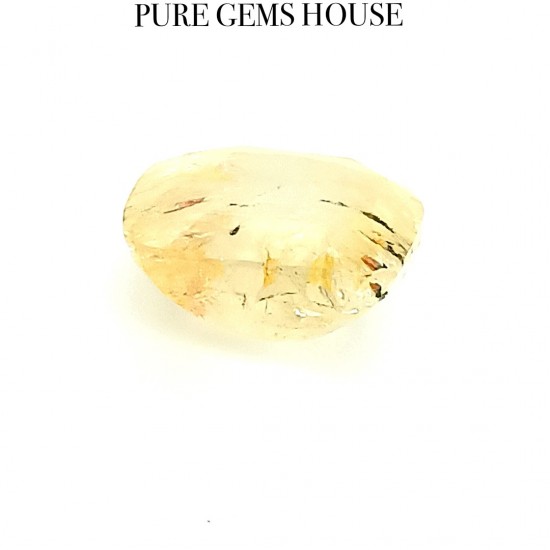 Yellow Sapphire (Pukhraj) 7.61 Ct Certified Yellow Sapphire (Pukhraj) 7.61 Ct Certified