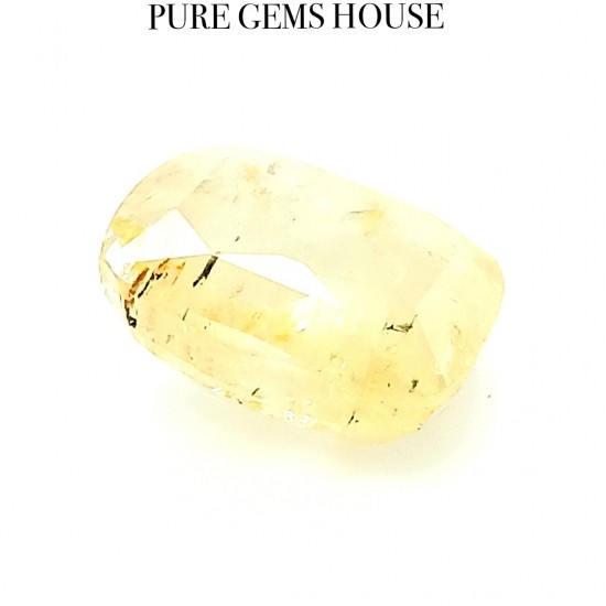 Yellow Sapphire (Pukhraj) 7.61 Ct Certified Yellow Sapphire (Pukhraj) 7.61 Ct Certified
