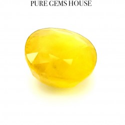 Yellow Sapphire (Pukhraj) 5.97 Ct Certified