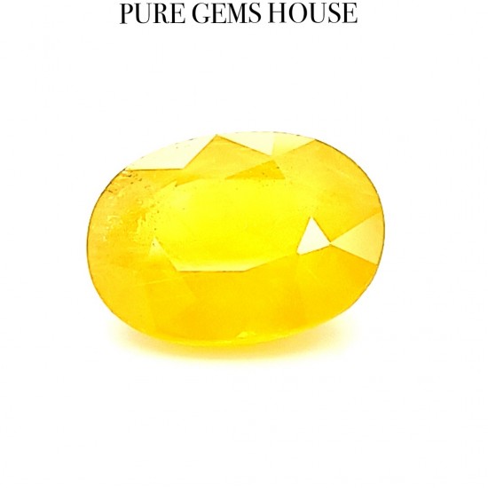 Yellow Sapphire (Pukhraj) 5.92 Ct Good quality