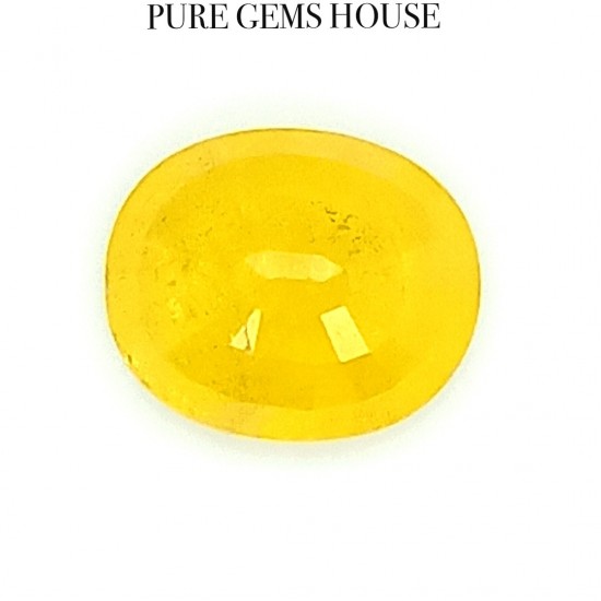 Yellow Sapphire (Pukhraj) 5.96 Ct Natural