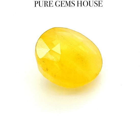 Yellow Sapphire (Pukhraj) 5.96 Ct Natural