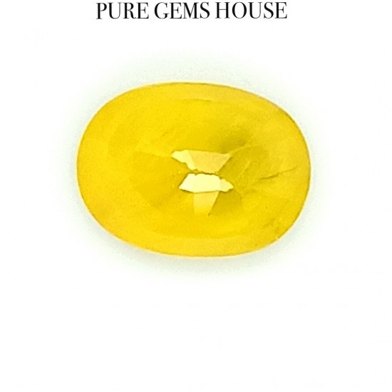 Yellow Sapphire (Pukhraj) 4.59 Ct Good quality
