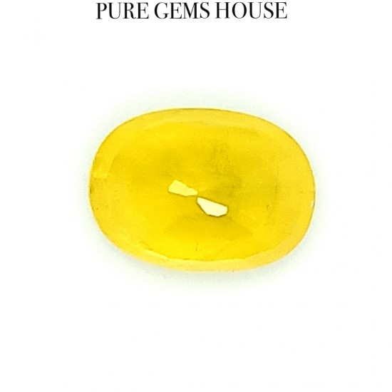 Yellow Sapphire (Pukhraj) 5.86 Ct Natural