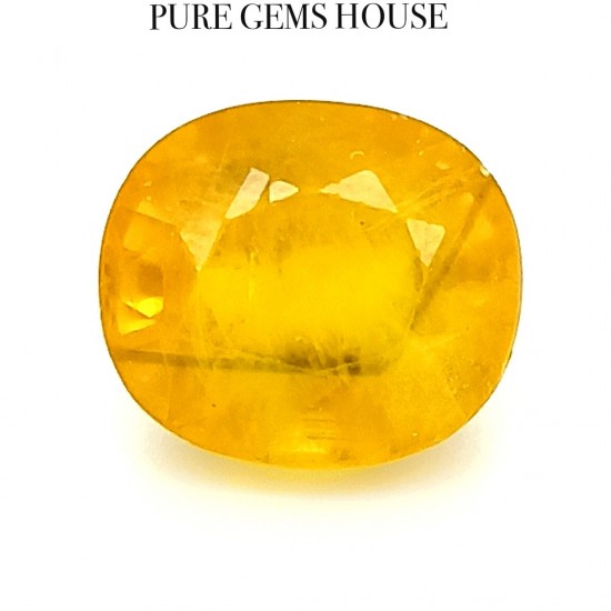 Yellow Sapphire (Pukhraj) 4.58 Ct Original