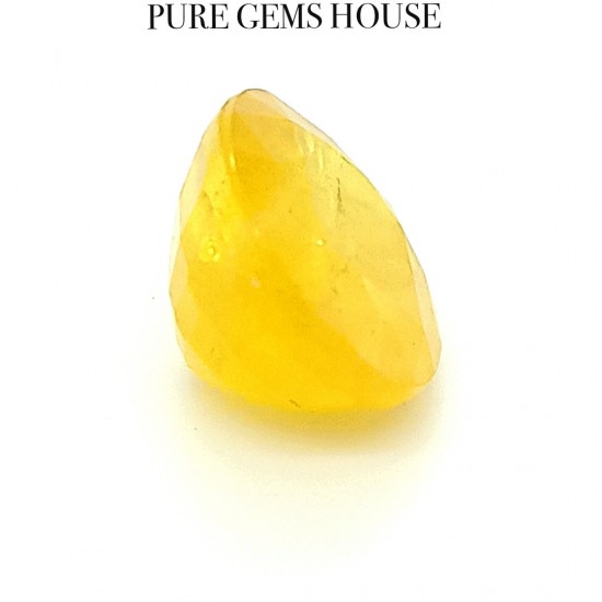 Yellow Sapphire (Pukhraj) 5.62 Ct Lab Certified Yellow Sapphire (Pukhraj) 5.62 Ct Lab Certified
