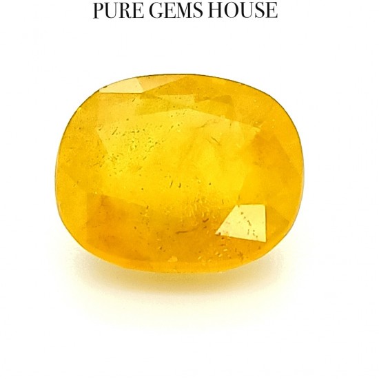 Yellow Sapphire (Pukhraj) 5.78 Ct Certified