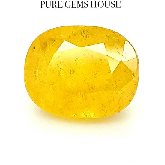 Yellow Sapphire (Pukhraj) 5.94 Ct Good quality Yellow Sapphire (Pukhraj) 5.94 Ct Good quality