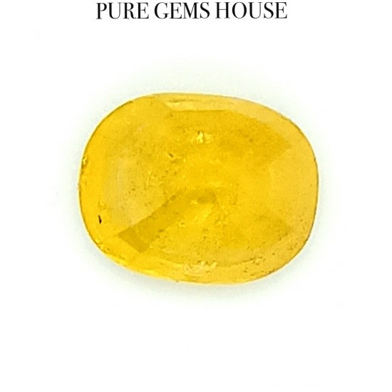 Yellow Sapphire (Pukhraj) 5.94 Ct Good quality Yellow Sapphire (Pukhraj) 5.94 Ct Good quality