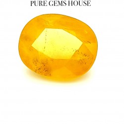 Yellow Sapphire (Pukhraj) 7.58 Ct Good quality