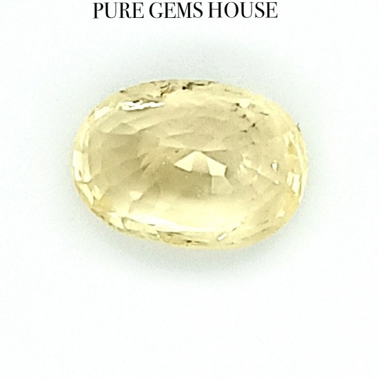 Yellow Sapphire (Pukhraj) 4.11 Ct Best quality