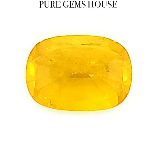 Yellow Sapphire (Pukhraj) 6.25 Ct Natural Yellow Sapphire (Pukhraj) 6.25 Ct Natural