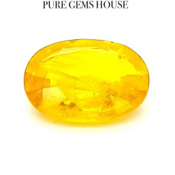 Yellow Sapphire (Pukhraj) 7.08 Ct Natural