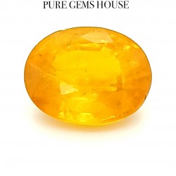 Yellow Sapphire (Pukhraj) 7.23 Ct Certified