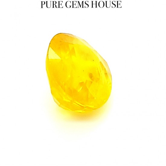 Yellow Sapphire (Pukhraj) 7.52 Ct Lab Tested