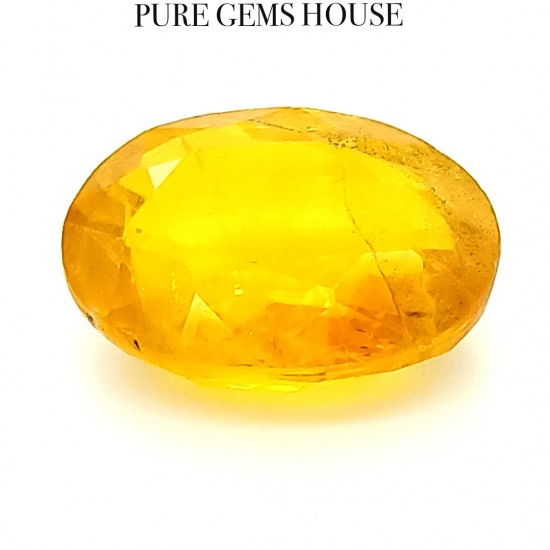 Yellow Sapphire (Pukhraj) 7.78 Ct Good quality