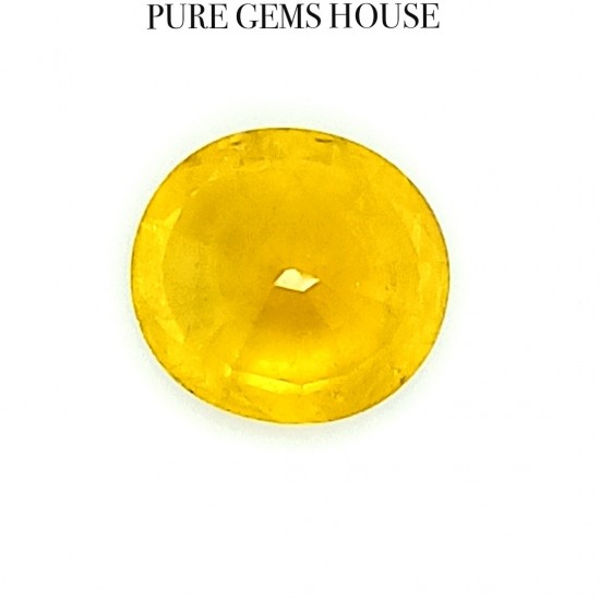 Yellow Sapphire (Pukhraj) 6.53 Ct Good quality