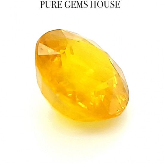 Yellow Sapphire (Pukhraj) 6.53 Ct Good quality Yellow Sapphire (Pukhraj) 6.53 Ct Good quality