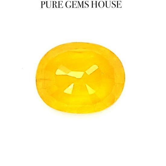Yellow Sapphire (Pukhraj) 7.82 Ct Certified Yellow Sapphire (Pukhraj) 7.82 Ct Certified