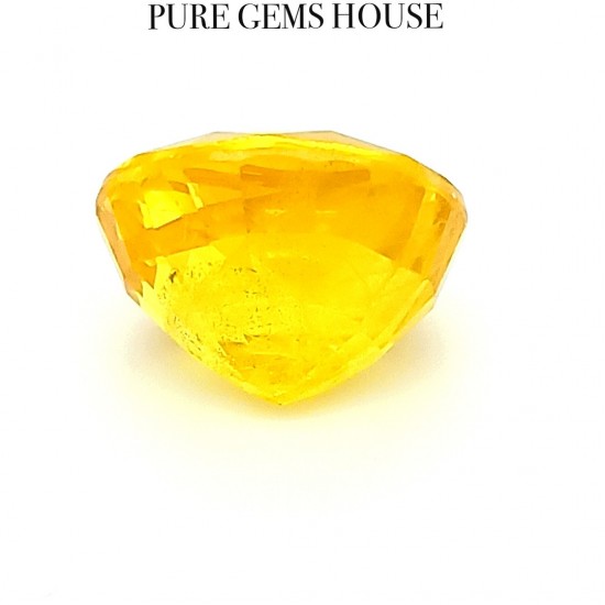 Yellow Sapphire (Pukhraj) 6.77 Ct Lab Certified