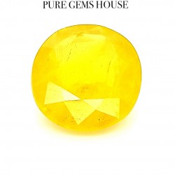 Yellow Sapphire (Pukhraj) 7.31 Ct Certified