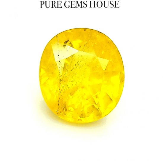 Yellow Sapphire (Pukhraj) 7.60 Ct Good quality Yellow Sapphire (Pukhraj) 7.60 Ct Good quality