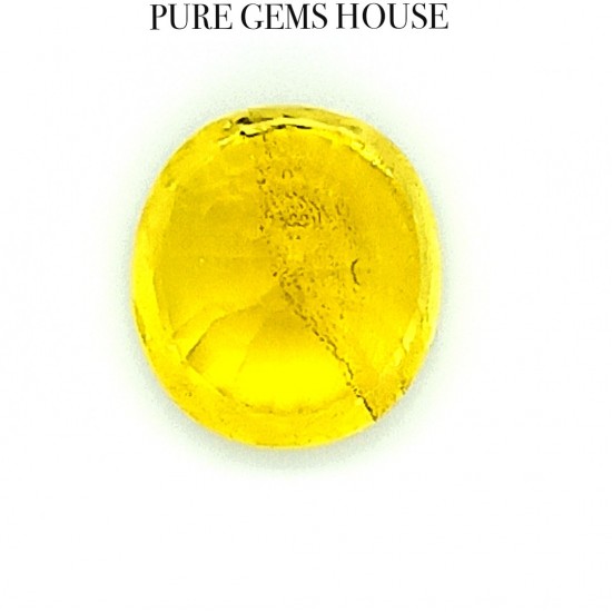 Yellow Sapphire (Pukhraj) 7.60 Ct Good quality