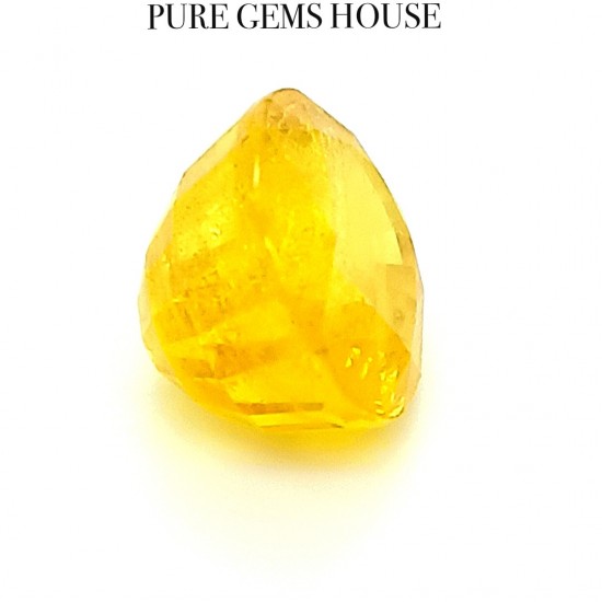 Yellow Sapphire (Pukhraj) 7.61 Ct Lab Tested Yellow Sapphire (Pukhraj) 7.61 Ct Lab Tested