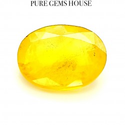 Yellow Sapphire (Pukhraj) 7.63 Ct Good quality