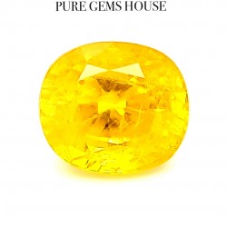 Yellow Sapphire (Pukhraj) 7.67 Ct Best Quality