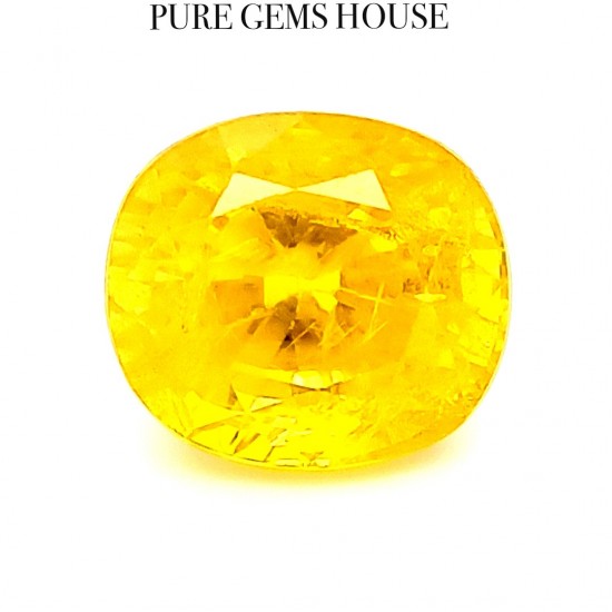 Yellow Sapphire (Pukhraj) 7.67 Ct Best Quality Yellow Sapphire (Pukhraj) 7.67 Ct Best Quality