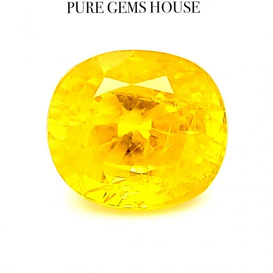 Yellow Sapphire (Pukhraj) 7.67 Ct Best Quality