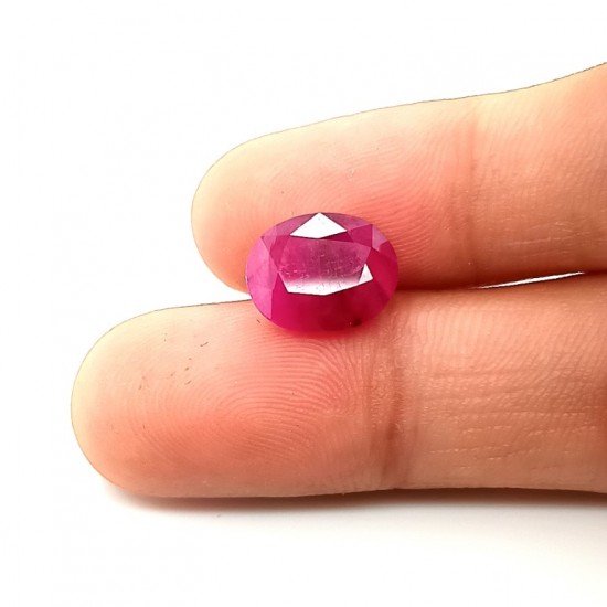 Ruby (Manik) 5.86 Ct Certified