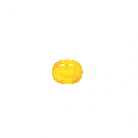 Yellow Sapphire (Pukhraj) 6.22 Ct Lab Tested Yellow Sapphire (Pukhraj) 6.22 Ct Lab Tested