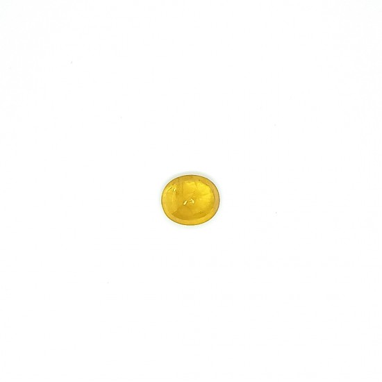 Yellow Sapphire (Pukhraj) 6.27 Ct Lab Tested