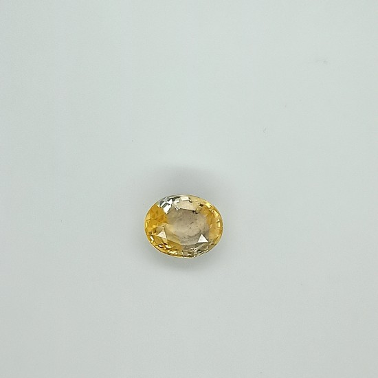 Yellow Sapphire (Pukhraj) 6.49 Ct Certified